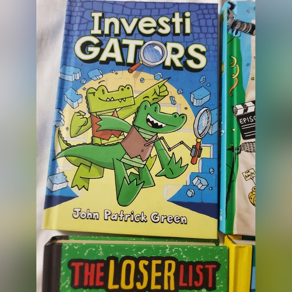 :* lot of 5 books the loser list big nate zombiekins investigators junior chef - Picture 4 of 12